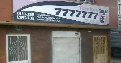 TORNILLOS 777777 AVENIDA CALLE 17 134A CON 52 TORNILLOS 777777 AVENIDA CALLE 17 134A CON 52